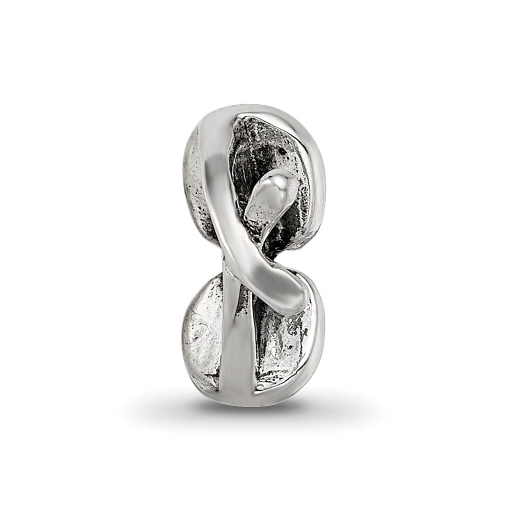 Alternate view of the Sterling Silver Sunglasses Bead Charm by The Black Bow Jewelry Co.