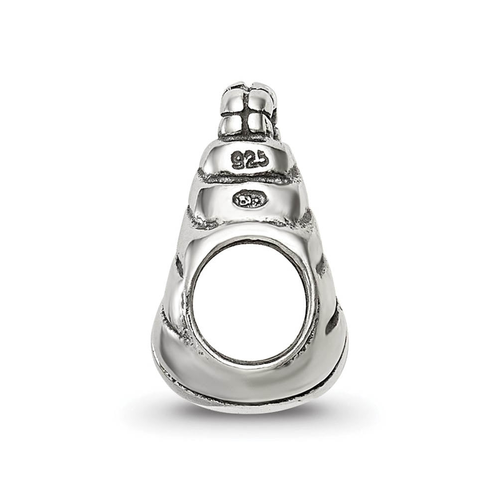 Alternate view of the Sterling Silver Hobo Bag Bead Charm by The Black Bow Jewelry Co.