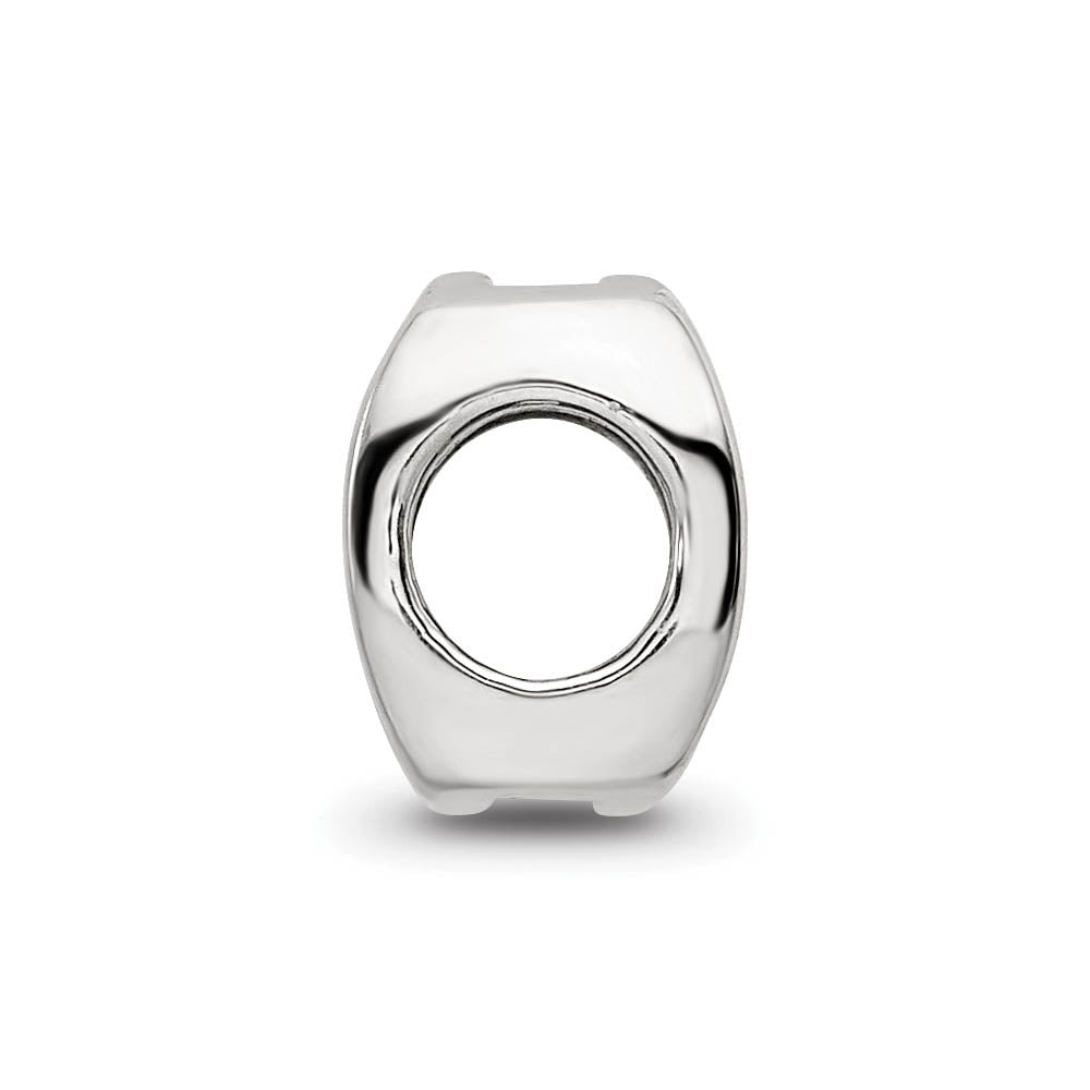 Alternate view of the Sterling Silver Aries the Ram Zodiac Bead Charm by The Black Bow Jewelry Co.