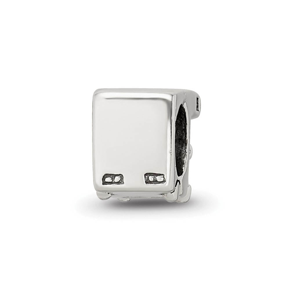 Alternate view of the Sterling Silver RV Camper Bead Charm by The Black Bow Jewelry Co.