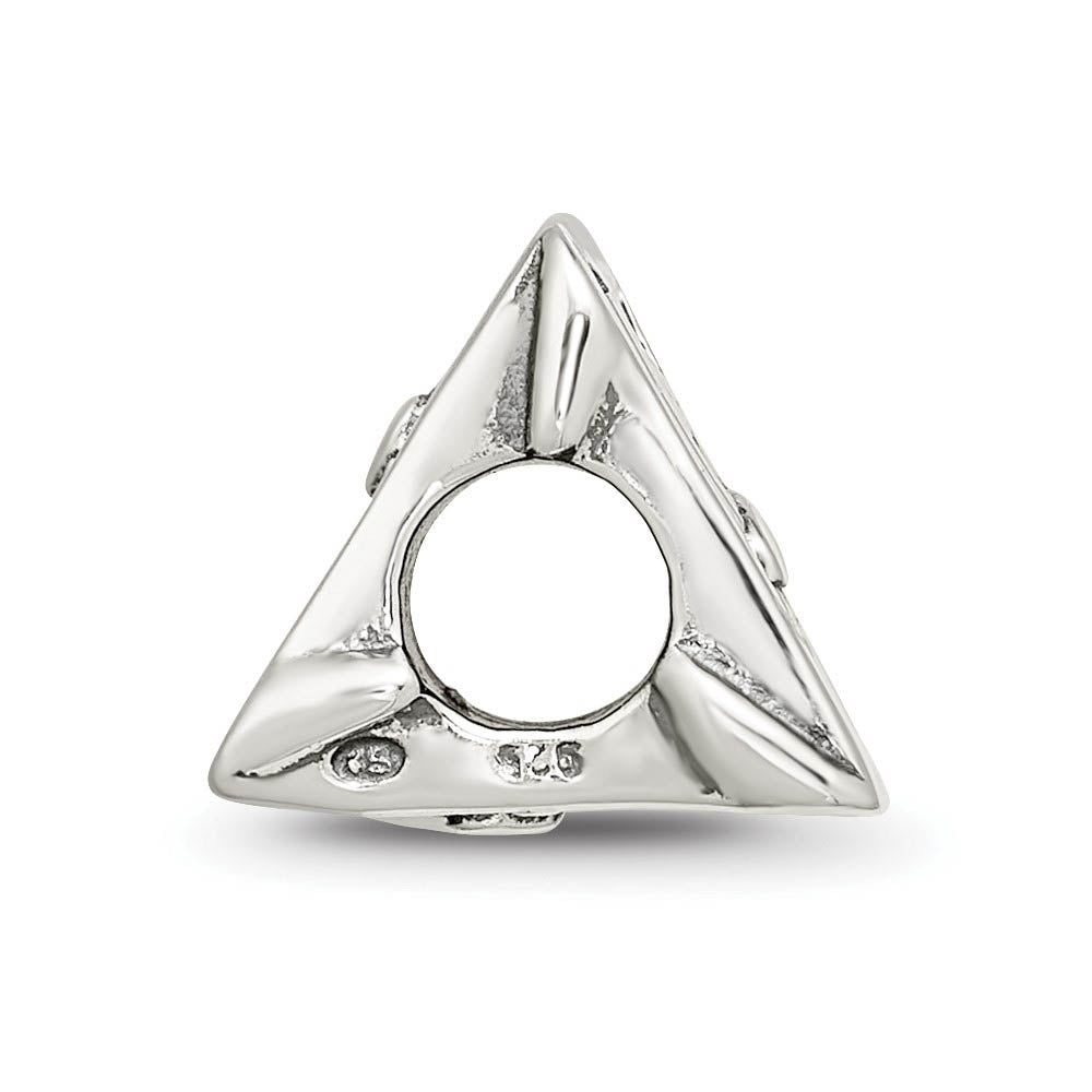 Alternate view of the Sterling Silver Special Year Number 21 Bead Charm by The Black Bow Jewelry Co.