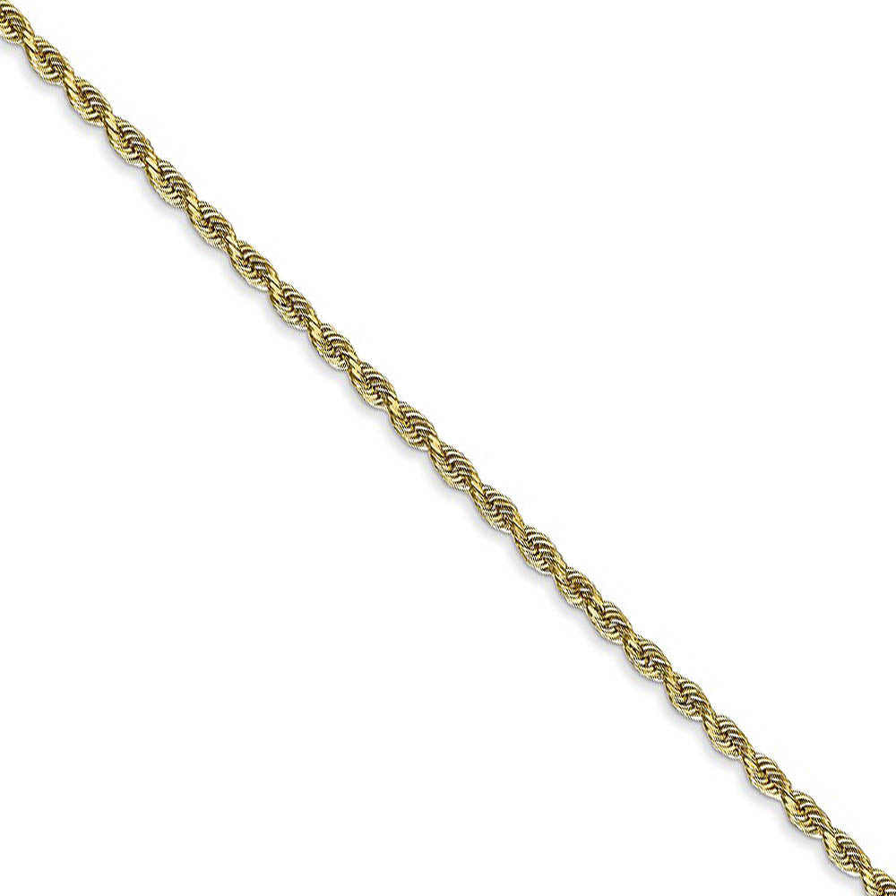 2mm 10k Yellow Gold D/C Quadruple Rope Chain Necklace, Item C10121 by The Black Bow Jewelry Co.