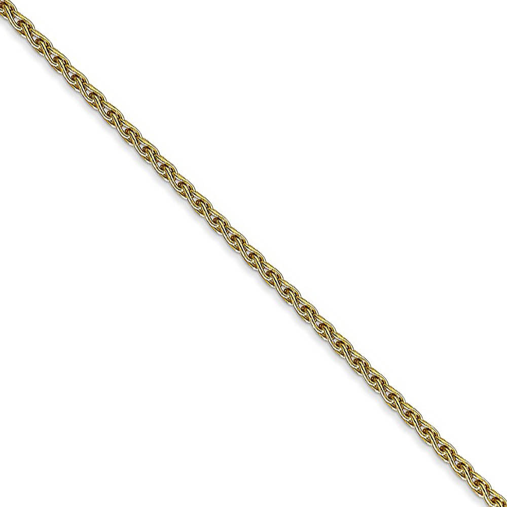 1.75mm 10k Yellow Gold Parisian Wheat Chain Necklace