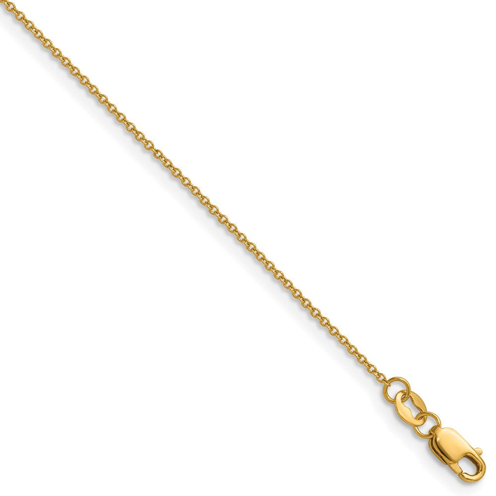 1/20 14K Gold Filled 1.15mm Solid Cable Chain Necklace