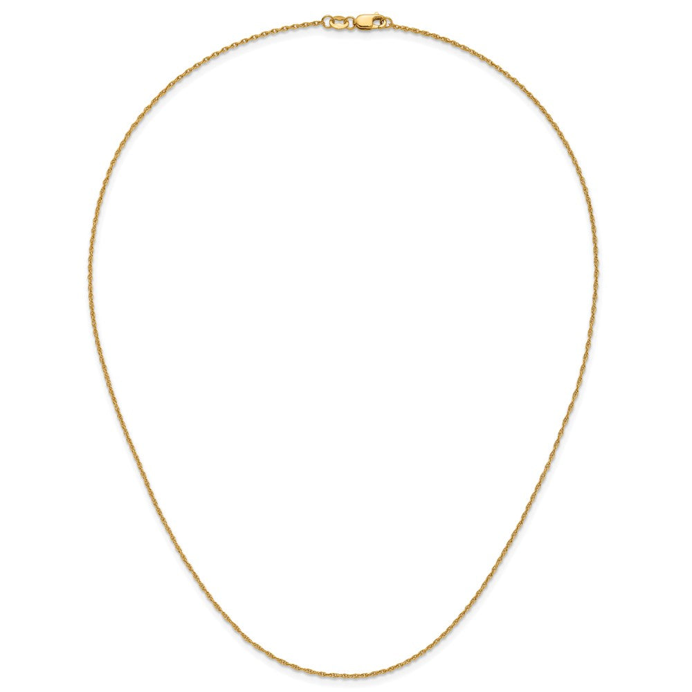 Alternate view of the 1/20 14K Gold Filled 1.2mm Solid Ropa Chain Necklace, 18 Inch by The Black Bow Jewelry Co.