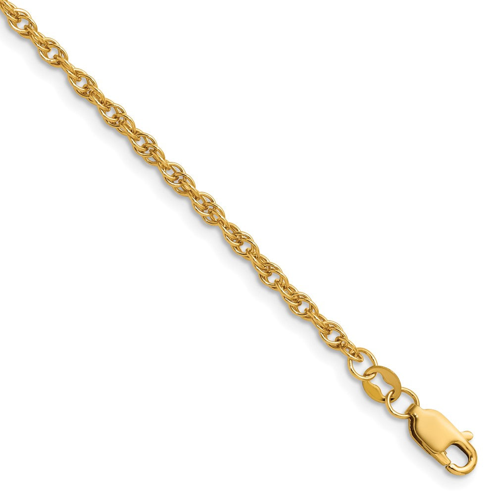 1/20 14K Gold Filled 2.5mm Solid Ropa Chain Necklace