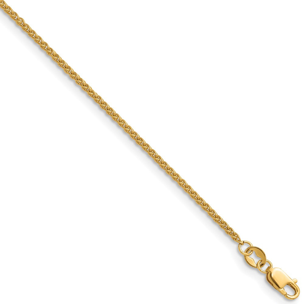 1/20 14K Gold Filled 1.5mm Solid Spiga Chain Necklace, Item C10897 by The Black Bow Jewelry Co.