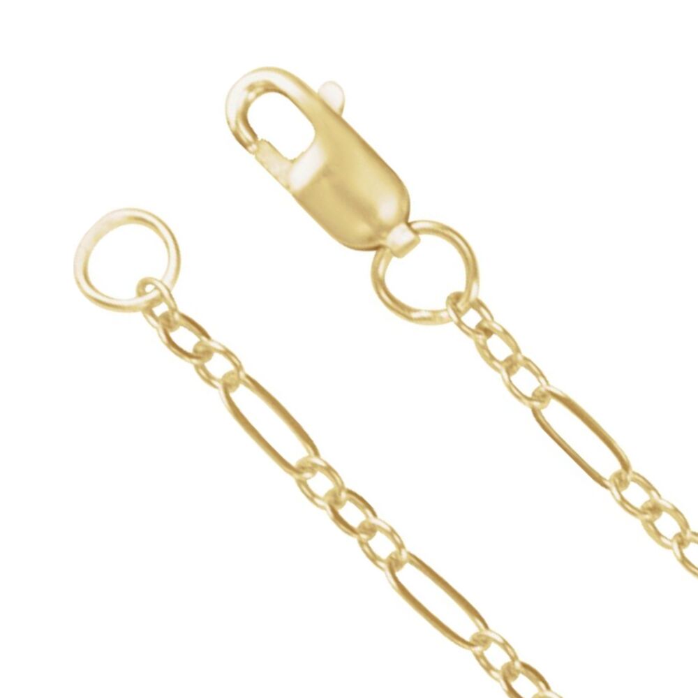 1/20 14K Yellow Gold Filled 1.8mm Solid Figaro Chain Necklace, Item C10910 by The Black Bow Jewelry Co.
