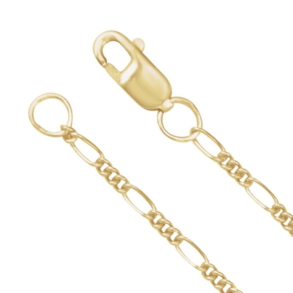 1/20 14K Yellow Gold Filled 1.5mm Solid Figaro Chain Necklace, Item C10911 by The Black Bow Jewelry Co.