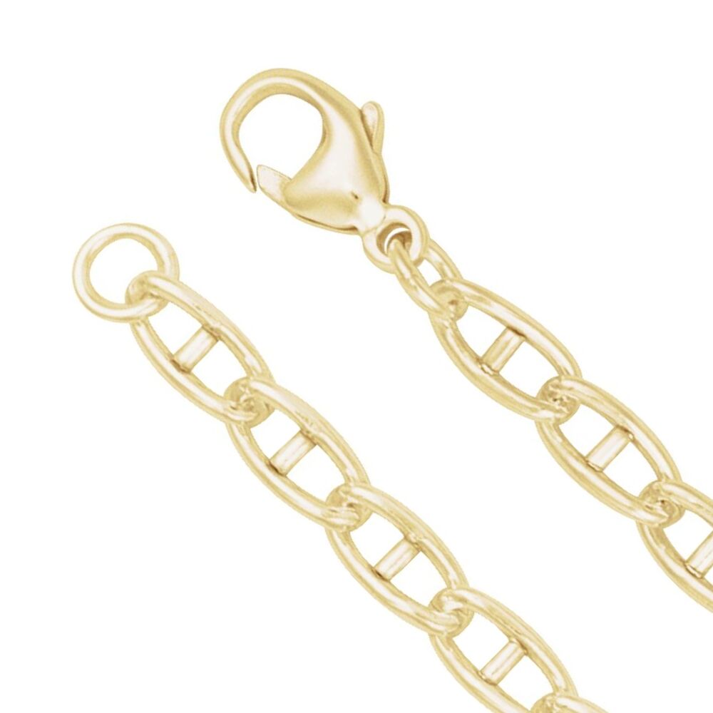 1/20 14K Yellow Gold Filled 3.8mm Anchor Chain Necklace, Item C10916 by The Black Bow Jewelry Co.