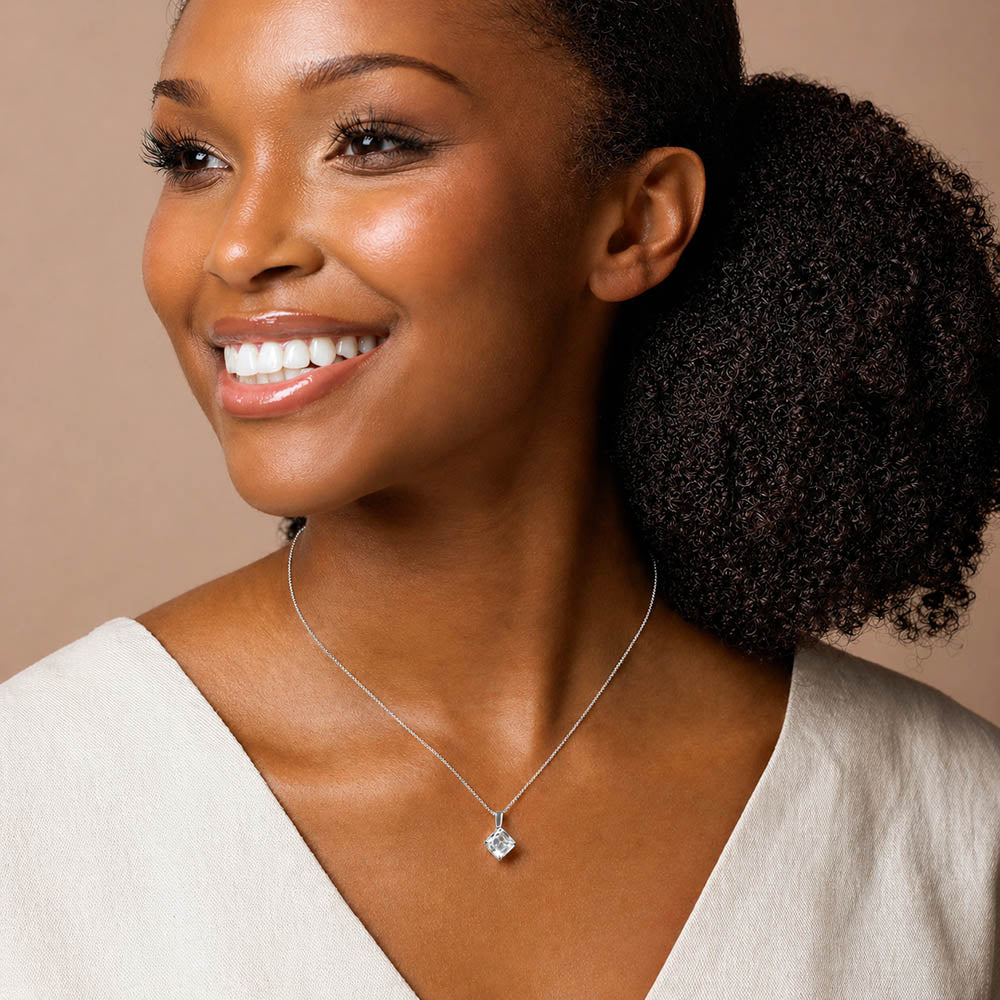 Alternate view of the Sterling Silver 1.75mm Solid Cable Chain Necklace by The Black Bow Jewelry Co.