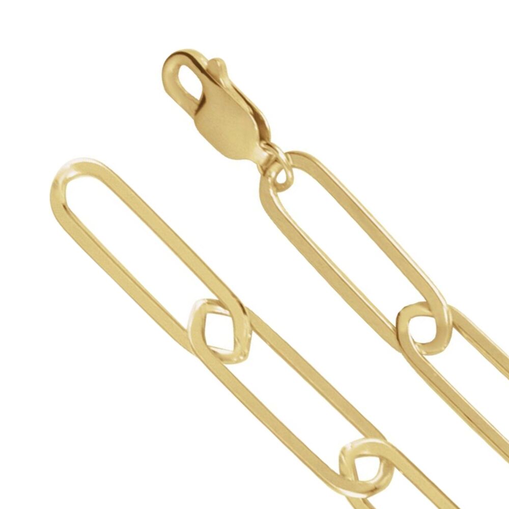 1/20 14K Yellow Gold Filled 6.2mm Elongated Cable Chain Necklace, Item C10933 by The Black Bow Jewelry Co.