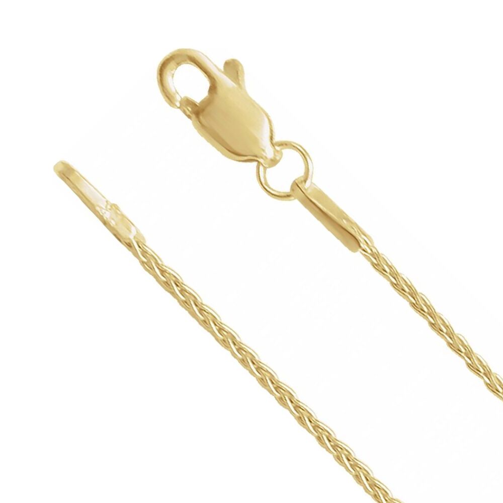 1/20 14K Yellow Gold Filled 1.5mm Wheat Chain Necklace, Item C10946 by The Black Bow Jewelry Co.