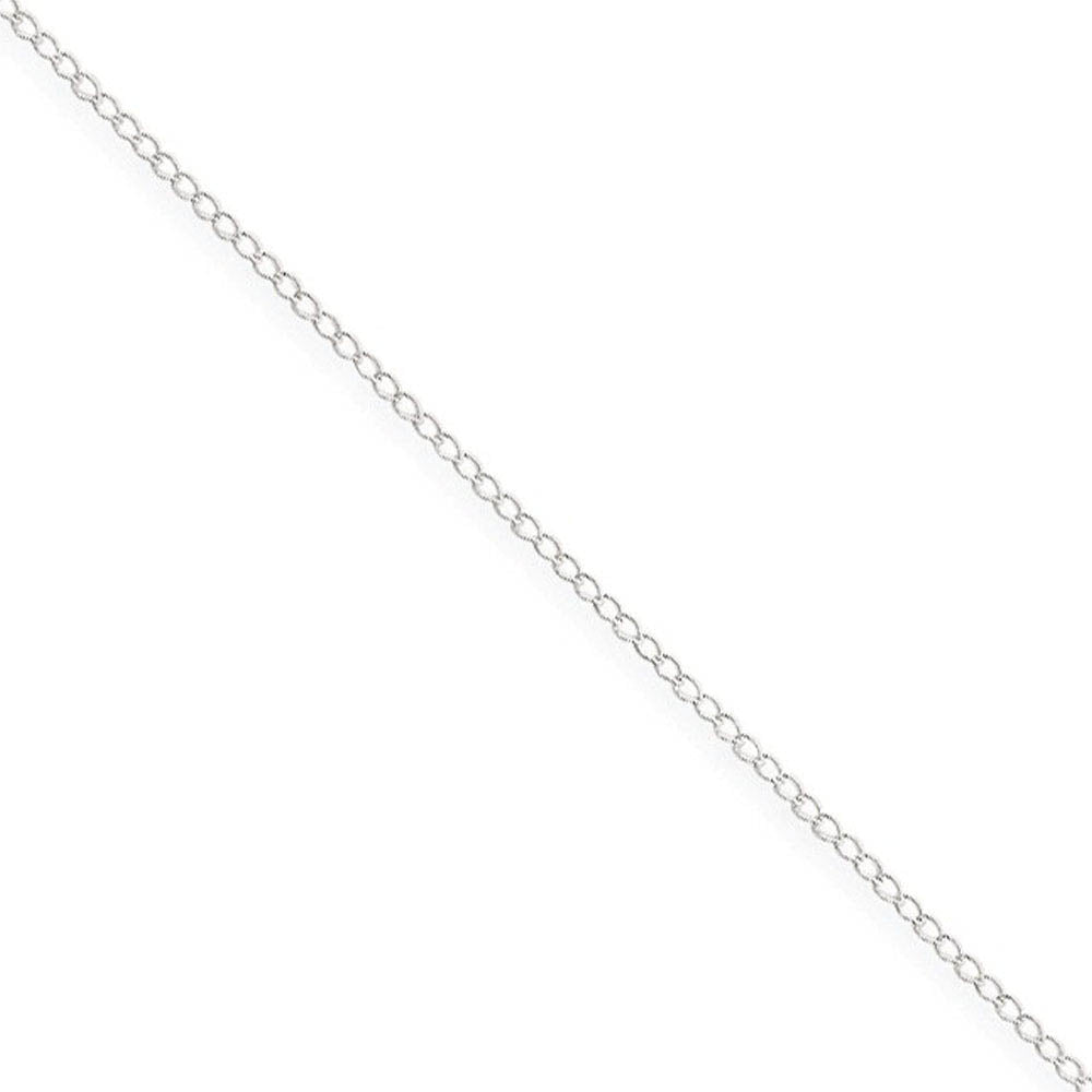 1mm Sterling Silver Curb Chain Necklace