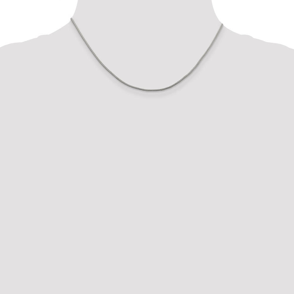 Alternate view of the Sterling Silver Auburn U Medium Pendant Necklace by The Black Bow Jewelry Co.