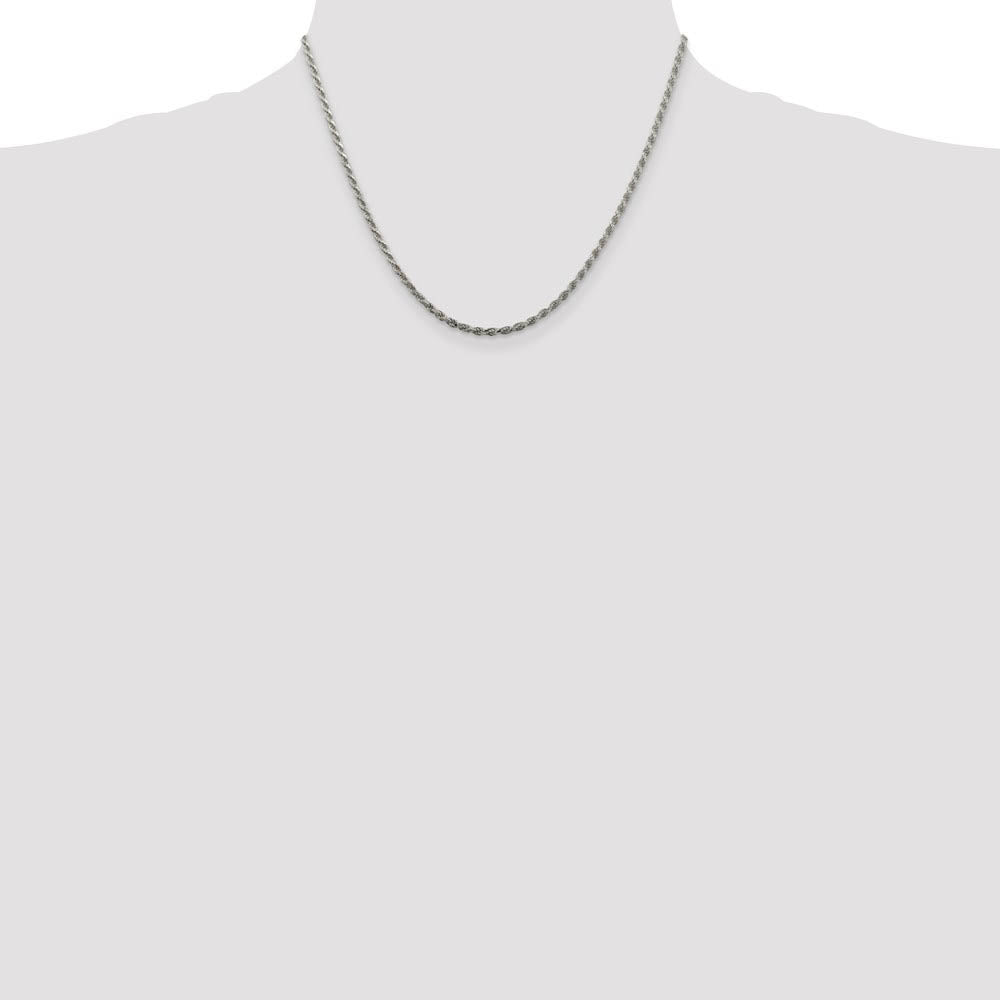Alternate view of the Sterling Silver Athletic Lg Polished Number 59 Necklace by The Black Bow Jewelry Co.