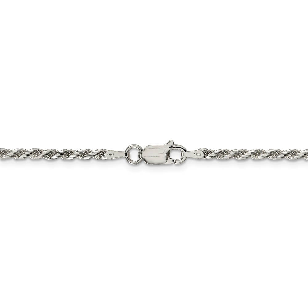 Alternate view of the Sterling Silver Athletic Lg Polished Number 59 Necklace by The Black Bow Jewelry Co.