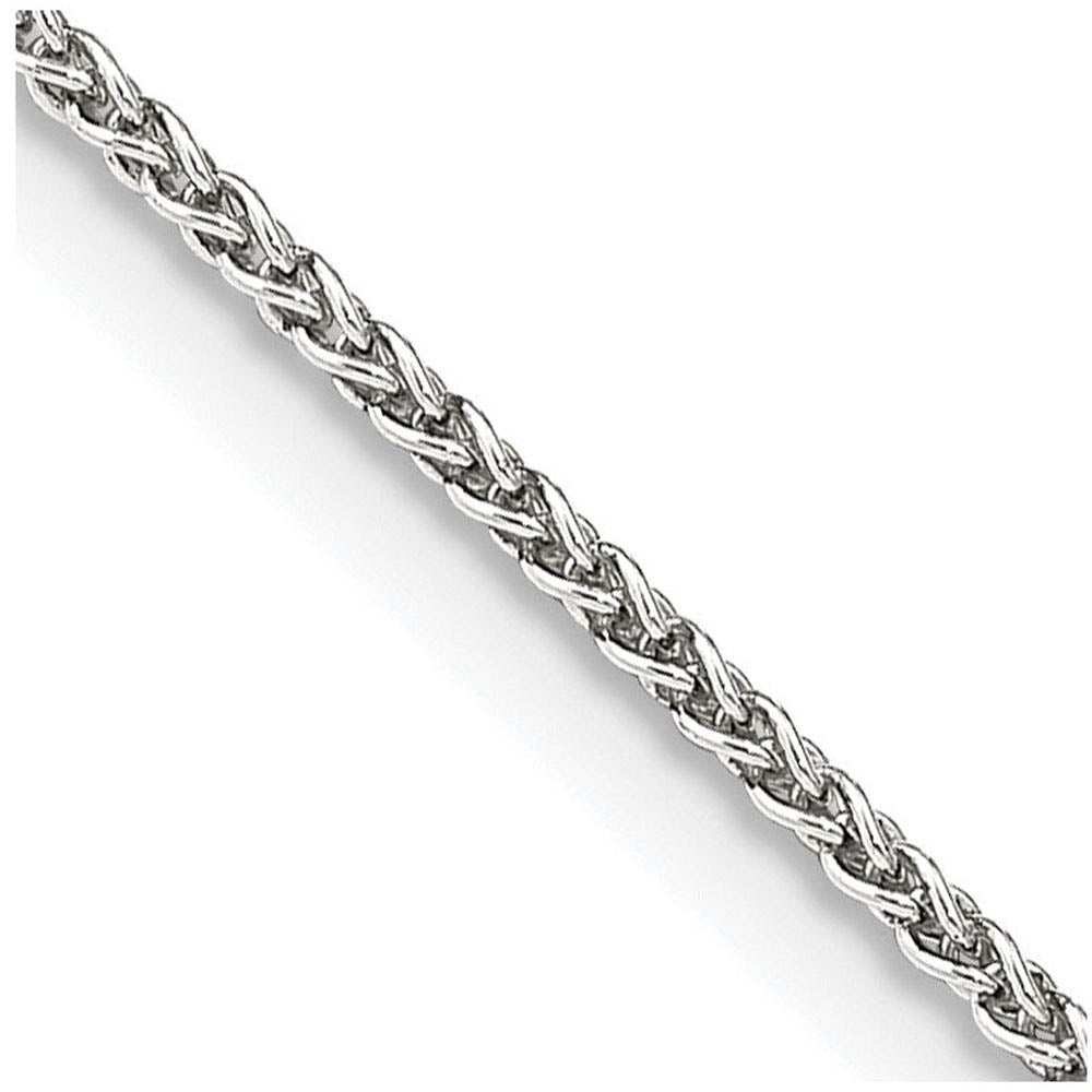 1.5mm Sterling Silver, Round Solid Spiga Chain Necklace, Item C8086 by The Black Bow Jewelry Co.