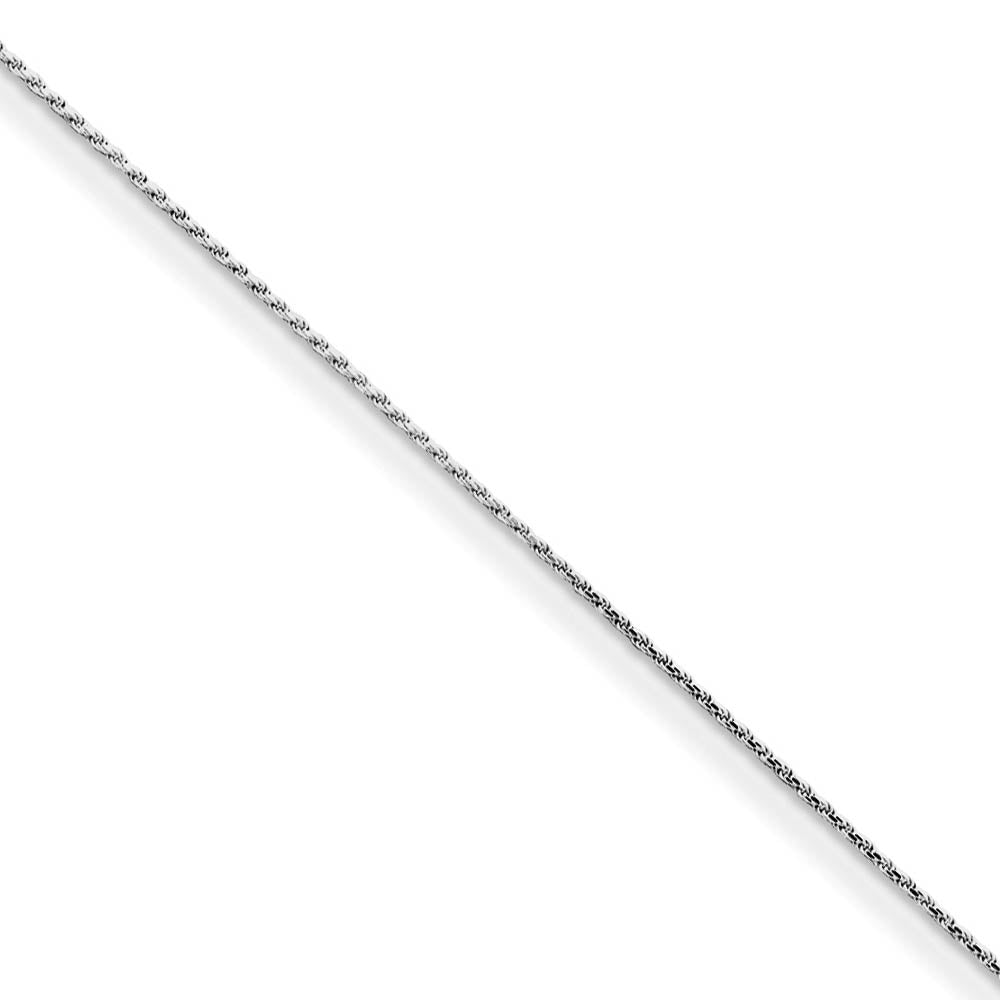 Italian 1.5mm Diamond-Cut Rope Necklace in Sterling Silver, Item C9460 by The Black Bow Jewelry Co.