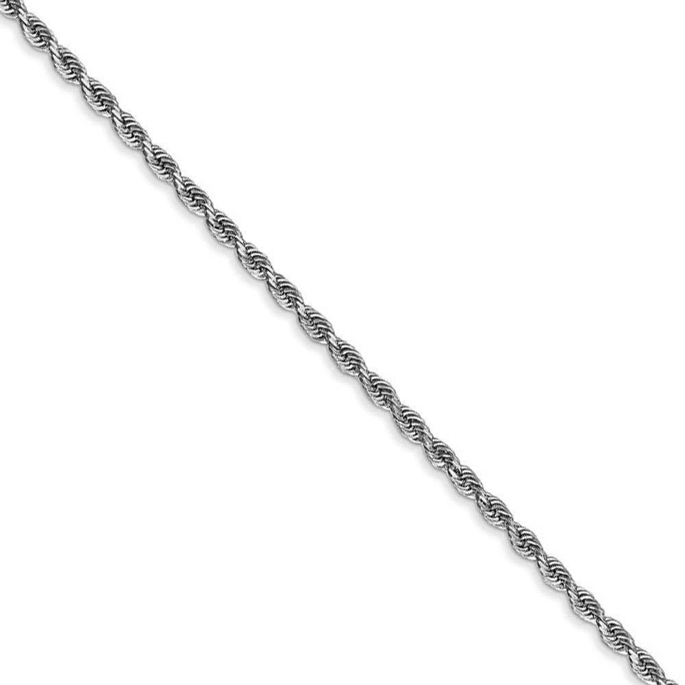 2mm, 14k White Gold D/C Quadruple Rope Chain Necklace, Item C9946 by The Black Bow Jewelry Co.