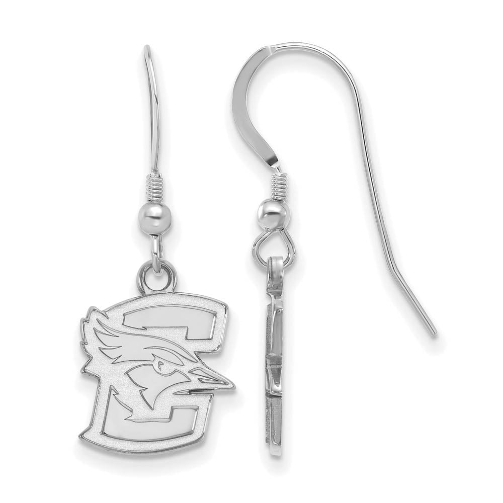 Sterling Silver Creighton University Small Dangle Earrings, Item E14003 by The Black Bow Jewelry Co.