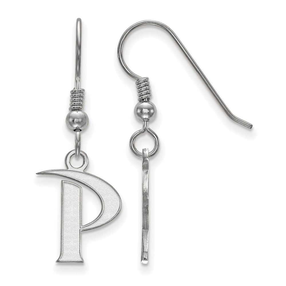 Sterling Silver Pepperdine University Small Dangle Earrings, Item E14022 by The Black Bow Jewelry Co.