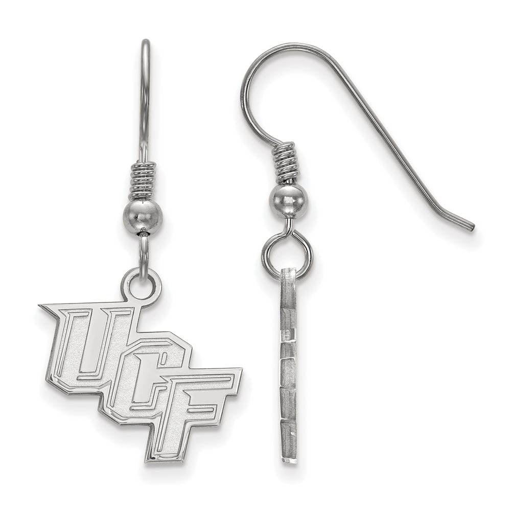 Sterling Silver Univ. of Central Florida Dangle Earrings, Item E14107 by The Black Bow Jewelry Co.