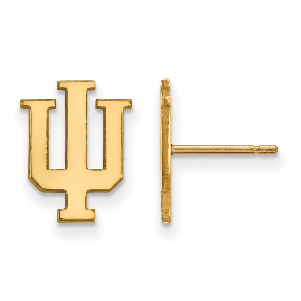 Indiana University Sterling Silver Gold Plated Lapel Pin