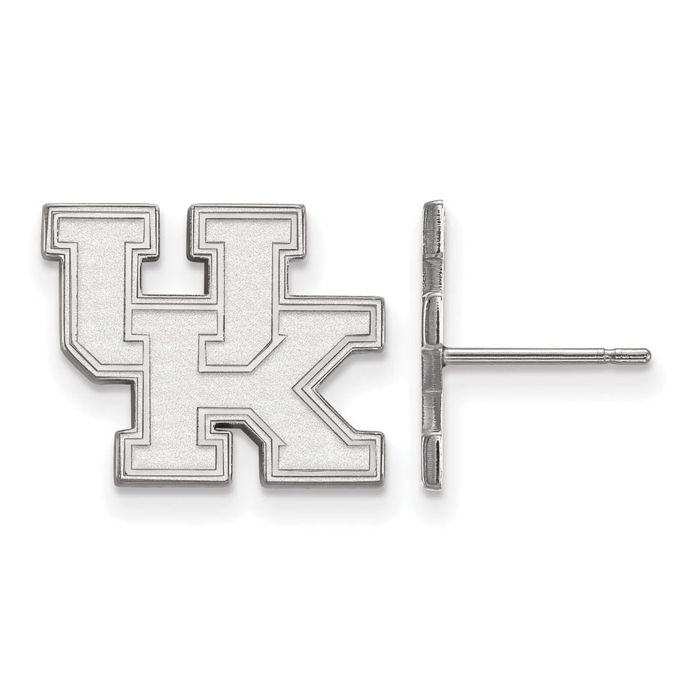Sterling Silver University of Kentucky Small 'UK' Post Earrings, Item E15242 by The Black Bow Jewelry Co.