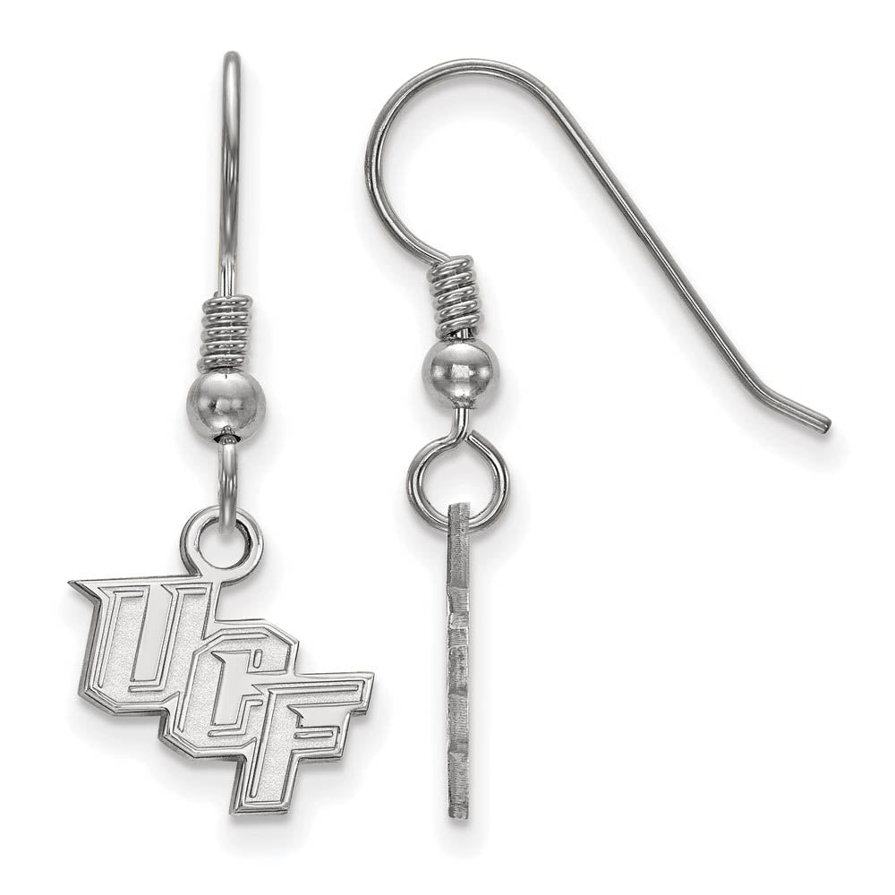 Sterling Silver Univ. of Central Florida XS (Tiny) Dangle Earrings, Item E15488 by The Black Bow Jewelry Co.