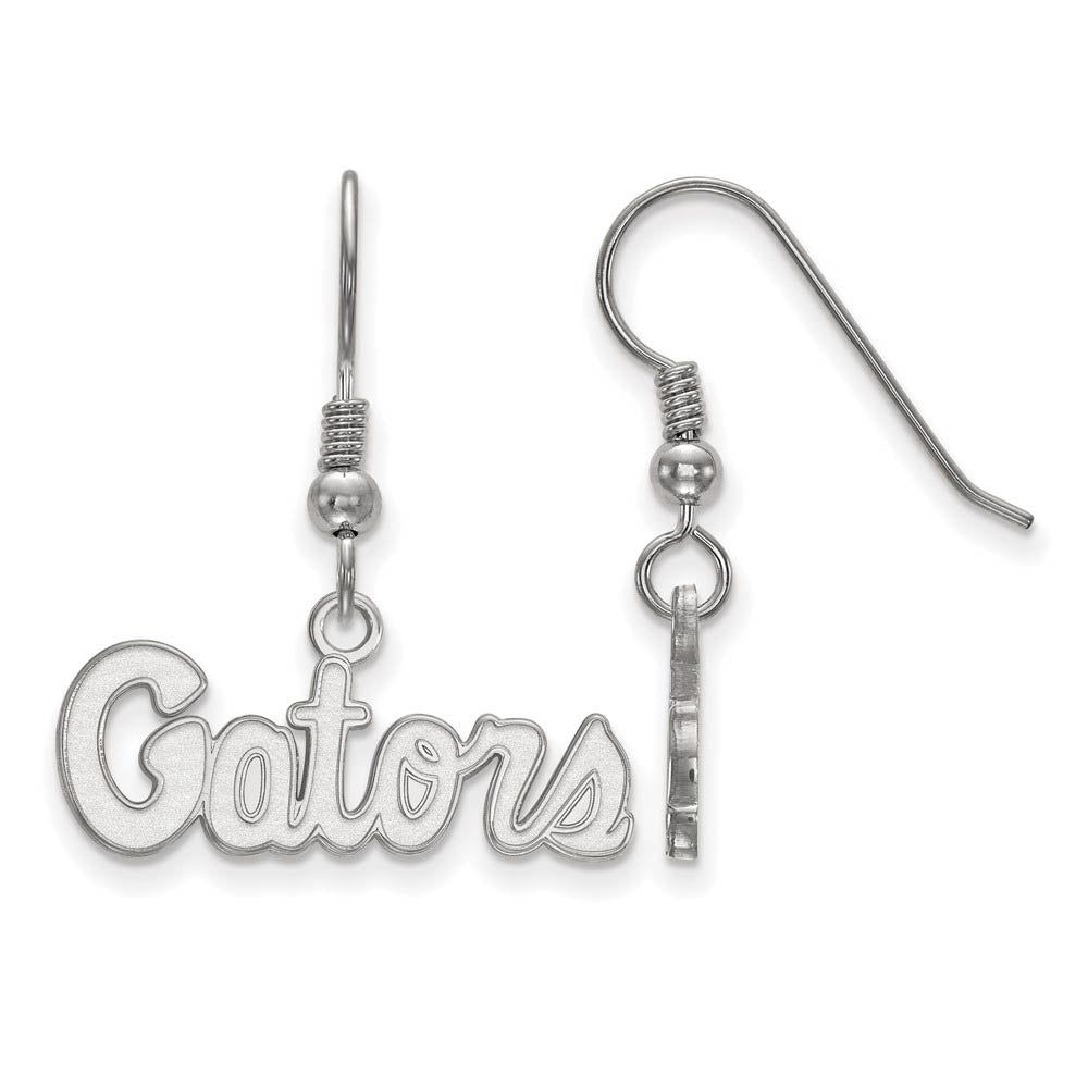 Sterling Silver Univ. of Florida XS (Tiny) Dangle Earrings, Item E15579 by The Black Bow Jewelry Co.