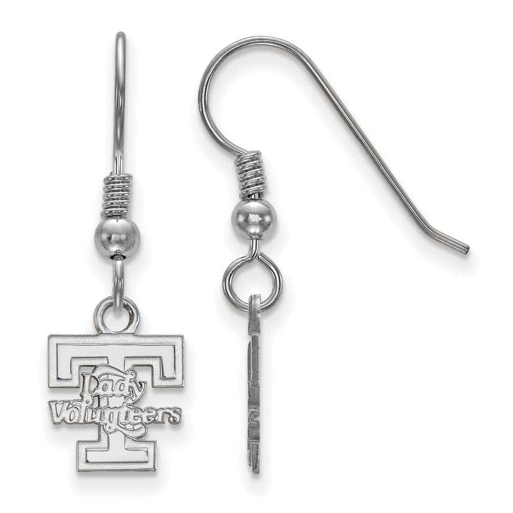 Sterling Silver University of Tennessee XS (Tiny) Dangle Earrings, Item E15585 by The Black Bow Jewelry Co.