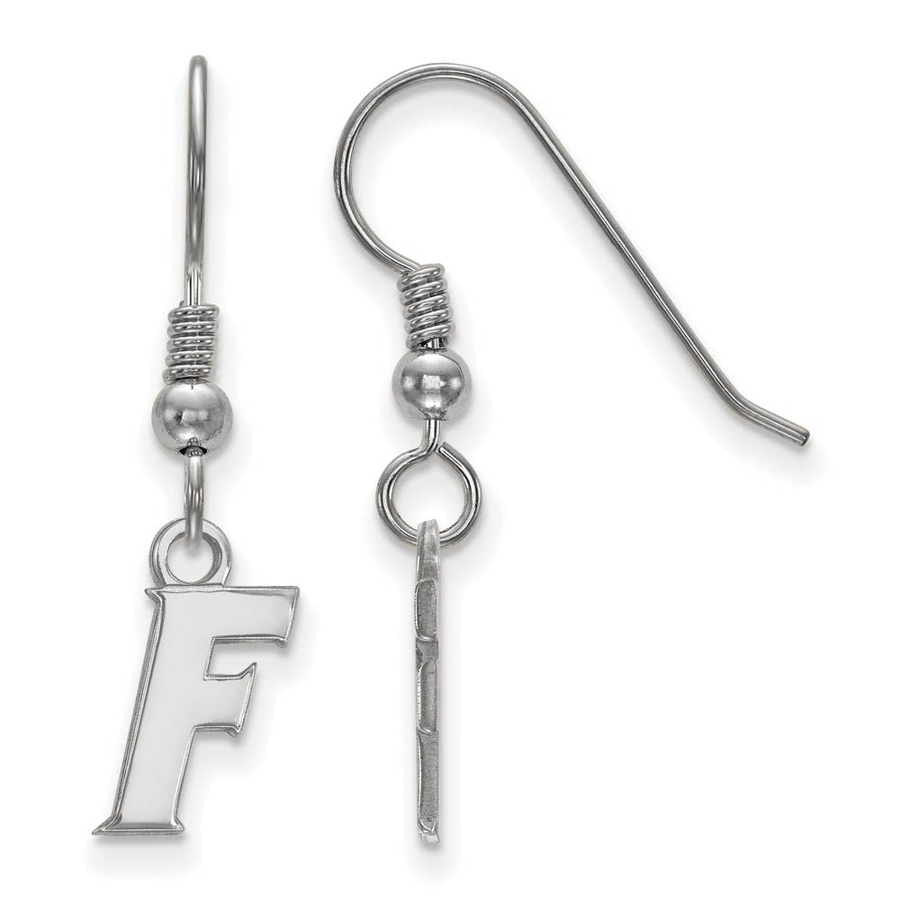 Sterling Silver University of Florida XS (Tiny) Dangle Earrings, Item E15600 by The Black Bow Jewelry Co.