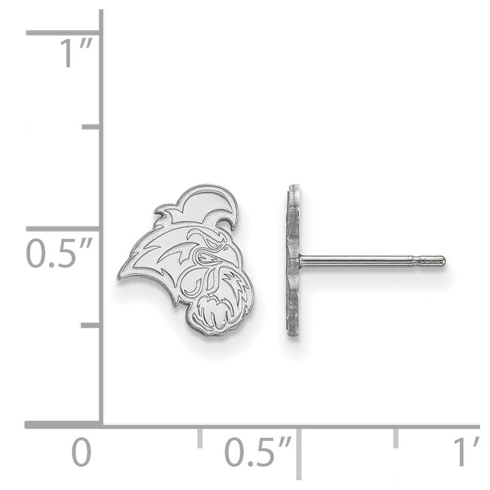 Alternate view of the Sterling Silver Coastal Carolina University XS (Tiny) Post Earrings by The Black Bow Jewelry Co.