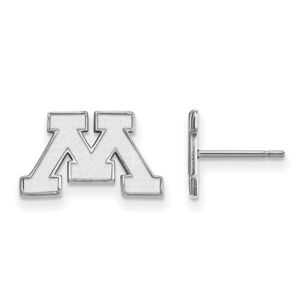 Sterling Silver University of Minnesota XS (Tiny) Post Earrings, Item E16283 by The Black Bow Jewelry Co.