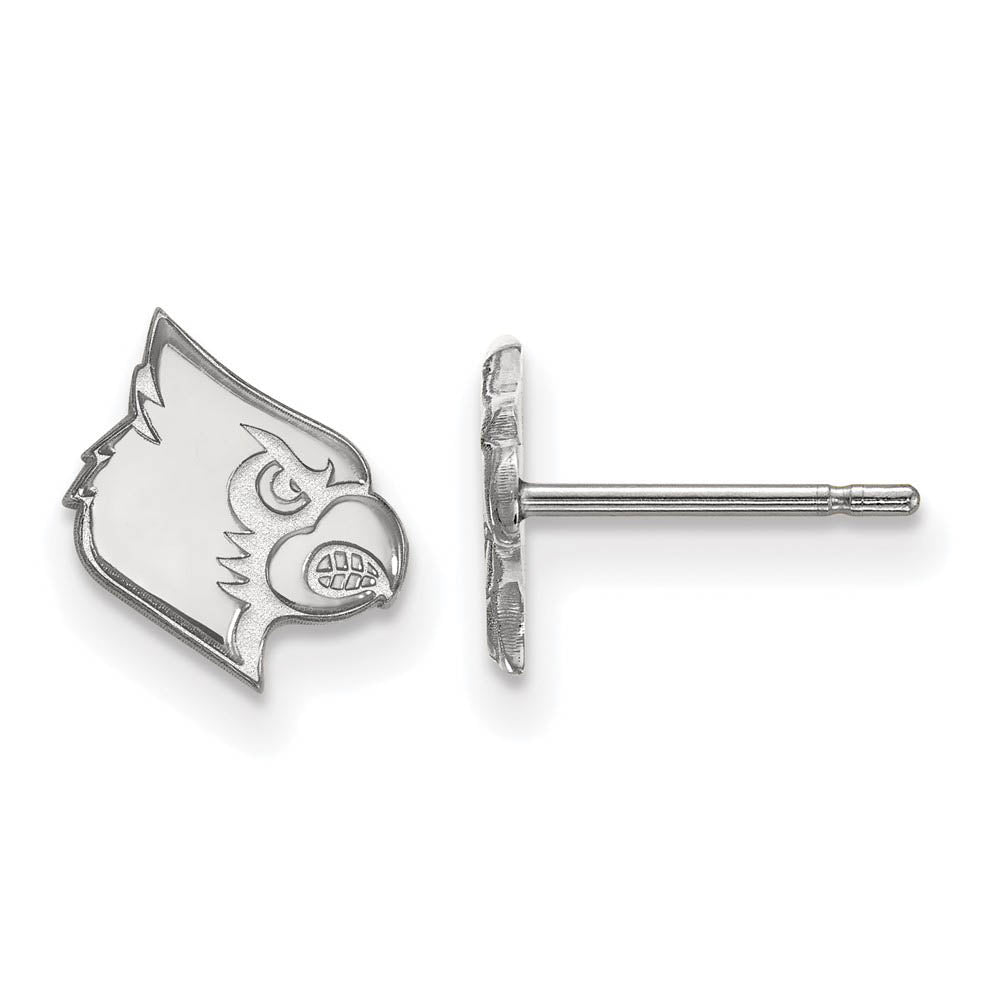 Sterling Silver University of Louisville XS (Tiny) Post Earrings, Item E16357 by The Black Bow Jewelry Co.