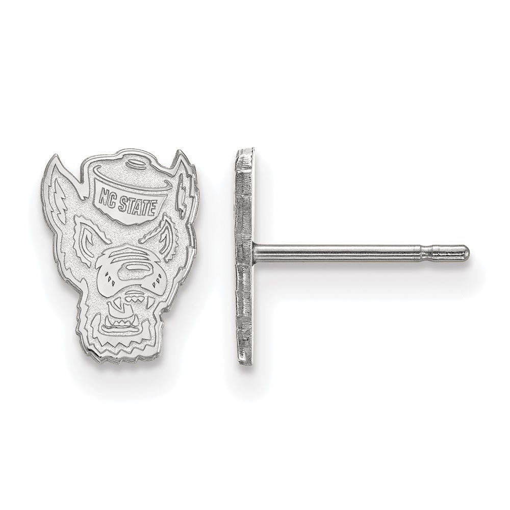 Sterling Silver North Carolina State XS (Tiny) Post Earrings, Item E16374 by The Black Bow Jewelry Co.