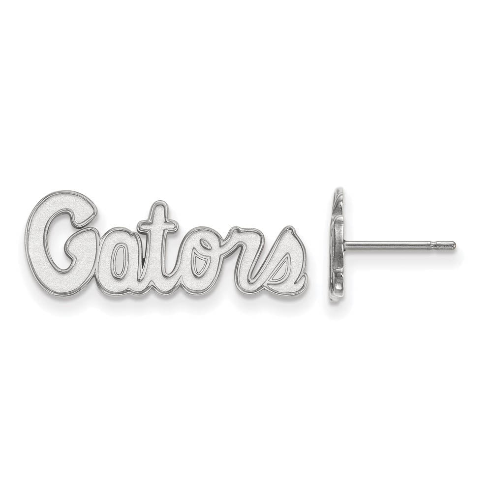 Sterling Silver University of Florida XS (Tiny) &#39;Gators&#39; Post Earrings, Item E16396 by The Black Bow Jewelry Co.