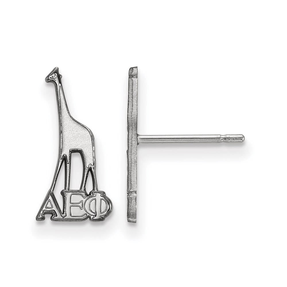 Sterling Silver Alpha Epsilon Phi XS Post Earrings, Item E17413 by The Black Bow Jewelry Co.