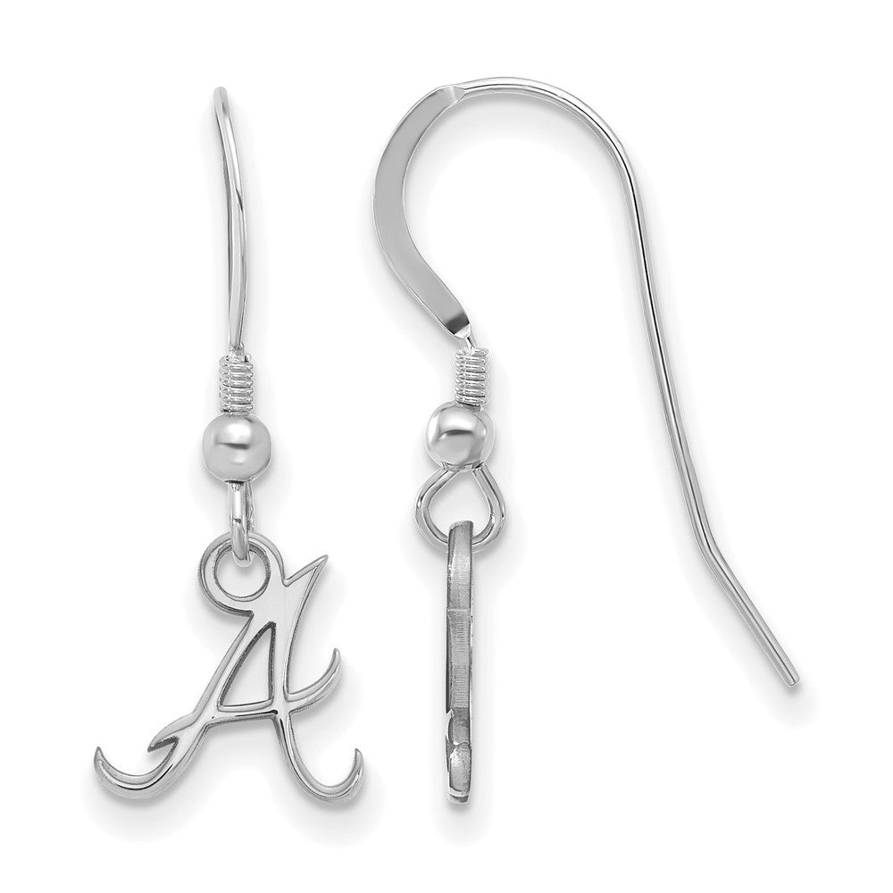 Sterling Silver MLB Atlanta Braves XS Dangle Earrings, Item E18592 by The Black Bow Jewelry Co.