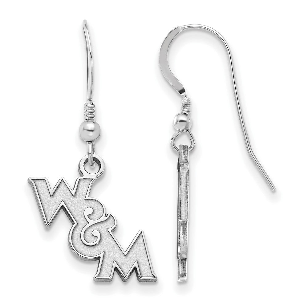 Sterling Silver William and Mary SM Dangle Earrings, Item E18989 by The Black Bow Jewelry Co.