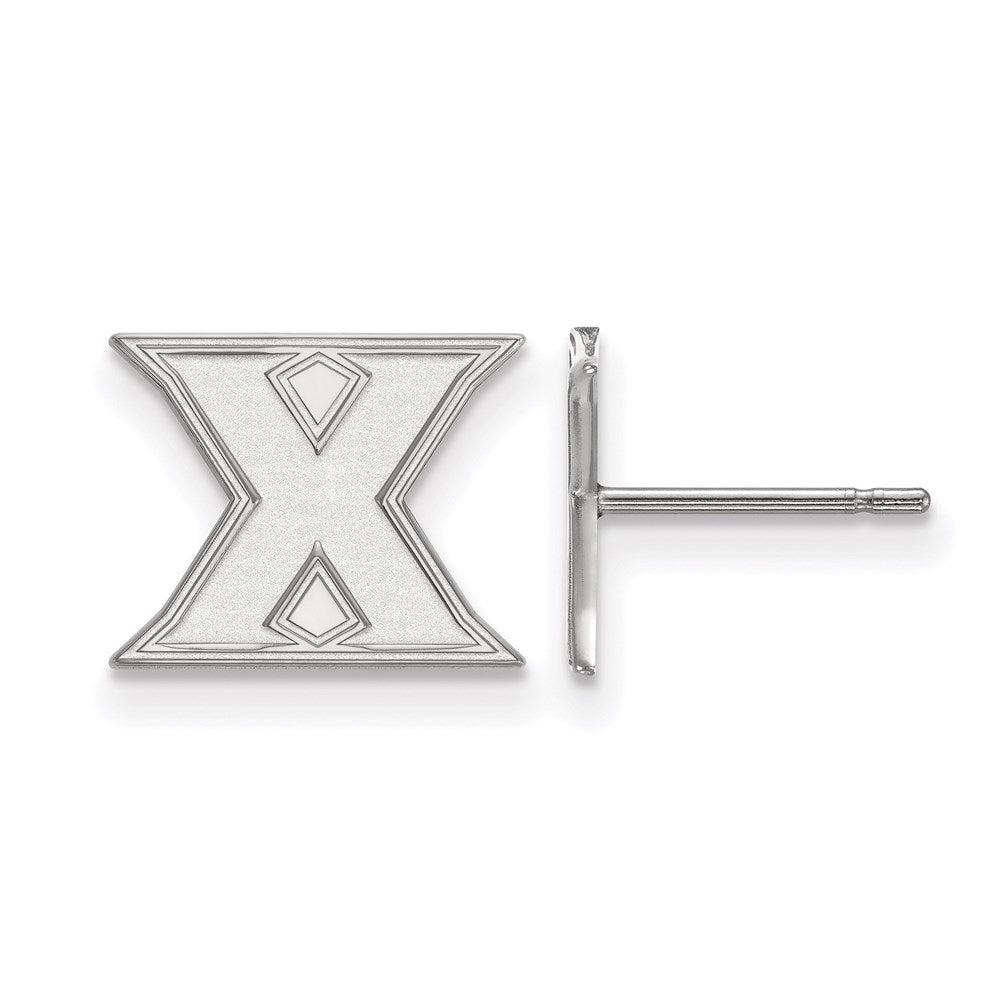 Sterling Silver Xavier University XS Initial X Post Earrings, Item E19081 by The Black Bow Jewelry Co.