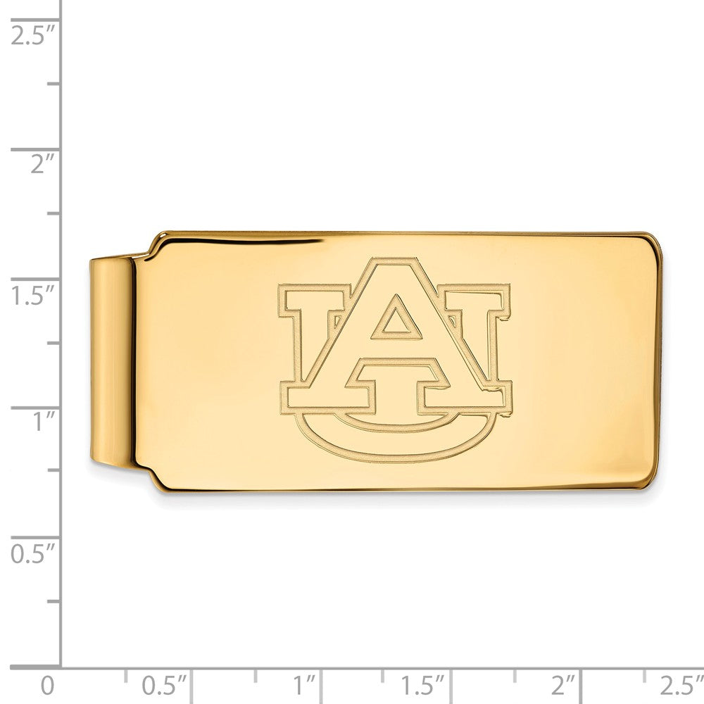 Alternate view of the 14k Yellow Gold Auburn U Money Clip by The Black Bow Jewelry Co.