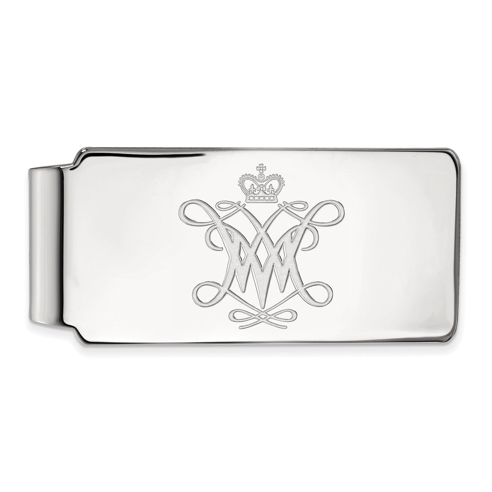 Sterling Silver William and Mary Money Clip, Item M10209 by The Black Bow Jewelry Co.