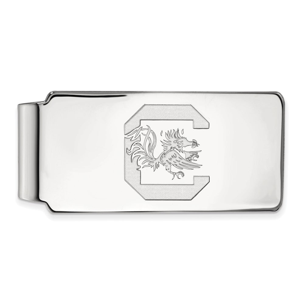 Sterling Silver South Carolina Money Clip, Item M10285 by The Black Bow Jewelry Co.