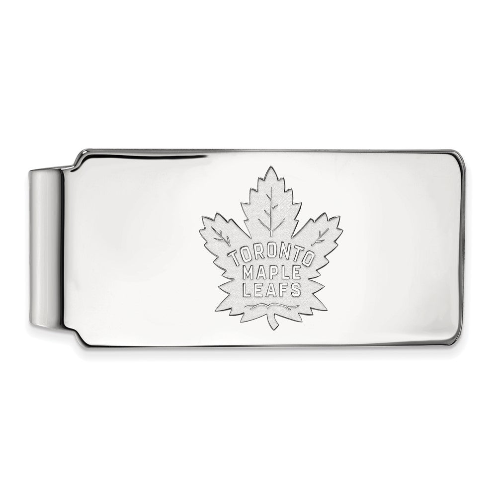 Sterling Silver NHL Toronto Maple Leafs Money Clip, Item M10553 by The Black Bow Jewelry Co.