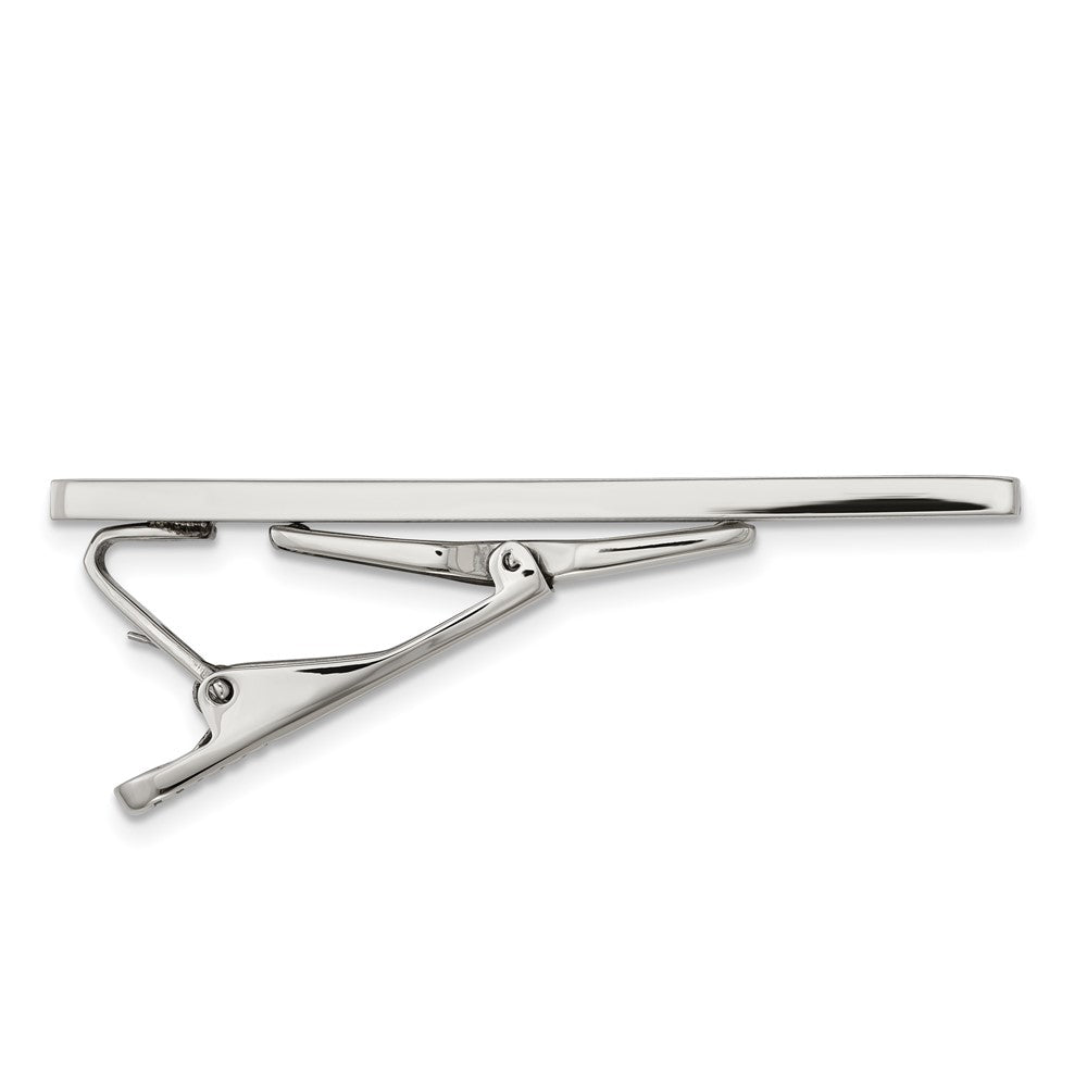 Alternate view of the Stainless Steel &amp; Enameled DAD Tie Bar Clip, 6 x 54mm by The Black Bow Jewelry Co.