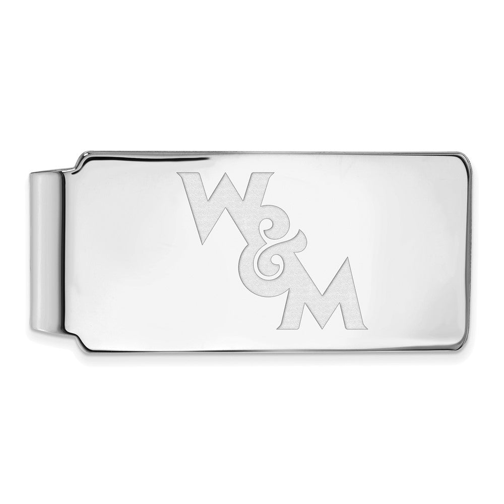 Sterling Silver William and Mary Fold Over Money Clip, Item M11790 by The Black Bow Jewelry Co.