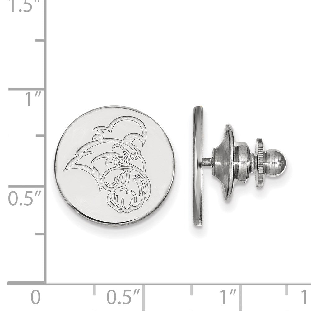 Alternate view of the Sterling Silver Coastal Carolina U. 15mm Lapel or Tie Pin by The Black Bow Jewelry Co.
