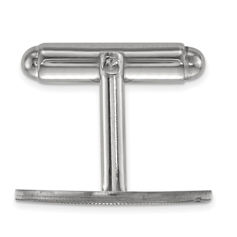 Alternate view of the Sterling Silver East Carolina University Crest 18mm Lapel or Tie Pin by The Black Bow Jewelry Co.